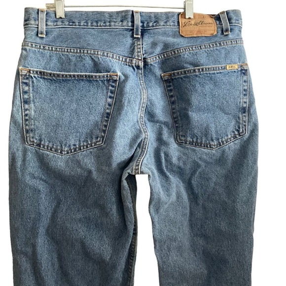 Levis Jeans Mens 38x30 Relaxed Fit Blue Medium Wash Stretch - Picture 8 of 11